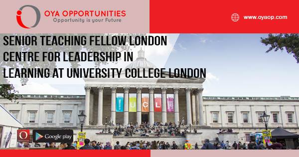 Senior Teaching Fellow London Centre for Leadership in Learning at University College London