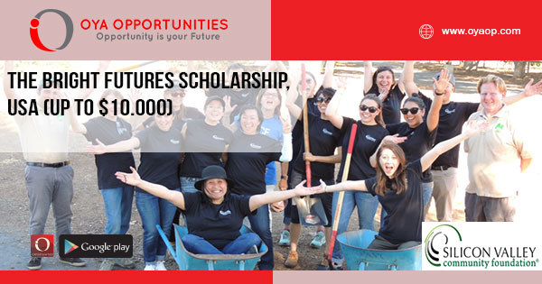 The Bright Futures Scholarship, USA (up to $10.000)