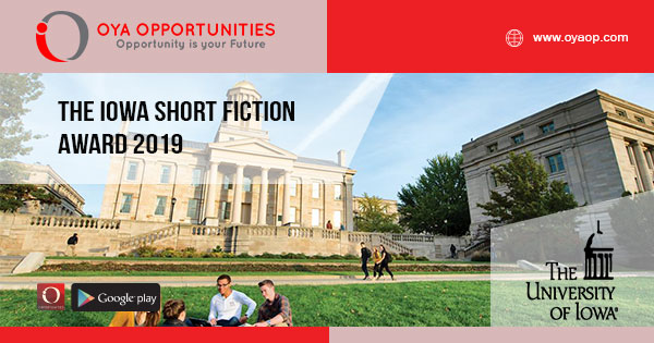 The Iowa Short Fiction Award 2019