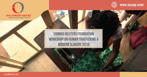 Thomson Reuters Foundation Workshop on Human Trafficking & Slavery