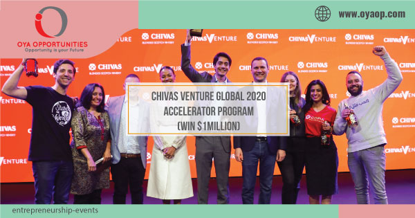 Chivas Venture Global 2020 Accelerator Program(Win $1Million)