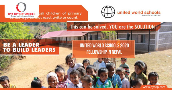 United World Schools 2020 Fellowship in Nepal