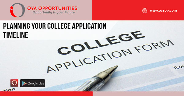 Planning Your College Application Timeline