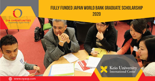 Fully Funded Japan World Bank Graduate Scholarship 2020