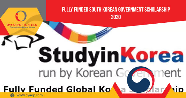 Fully Funded South Korean Government Scholarship 2020