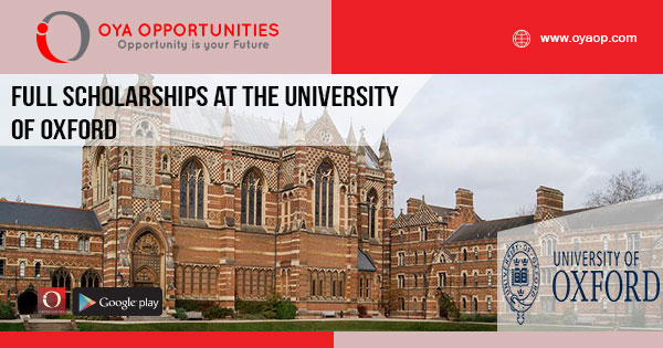 Full Scholarships at the University of Oxford