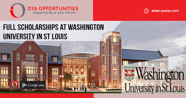 Full Scholarships at Washington University in St Louis