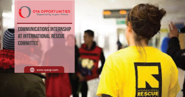 Communications Internship at International Rescue Committee