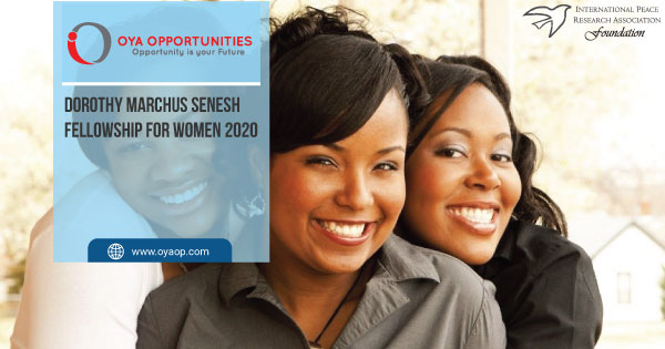 Dorothy Marchus Senesh Fellowship for Women 2020