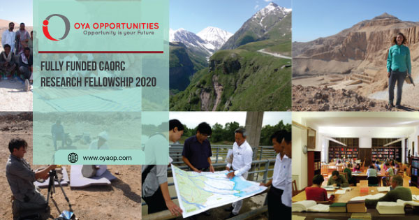 Fully Funded CAORC Research Fellowship 2020