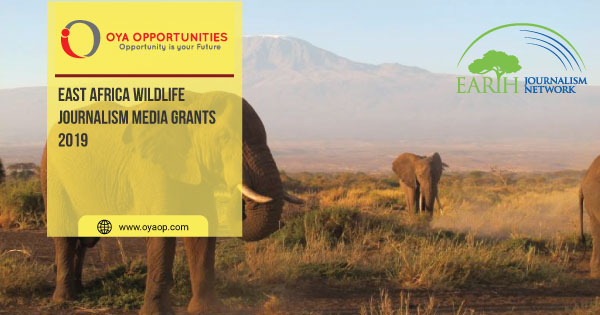East Africa Wildlife Journalism Media Grants 2019