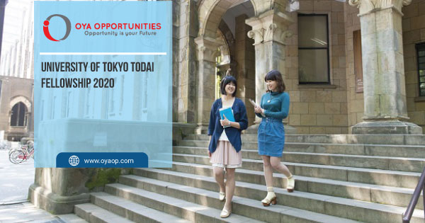 University of Tokyo Todai Fellowship 2020