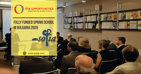 Fully Funded Spring School in Bulgaria 2020
