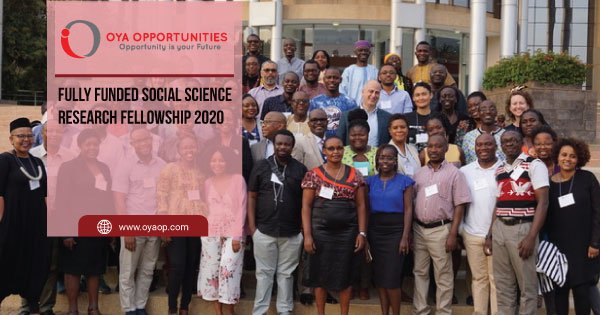 Fully Funded Social Science Research Fellowship 2020