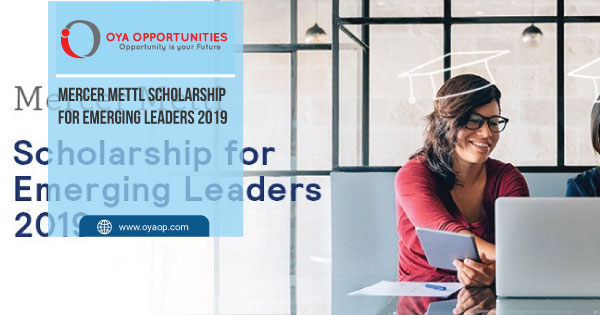 Mercer Mettl Scholarship for Emerging Leaders 2019