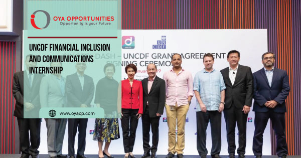 UNCDF Financial Inclusion and Communications Internship