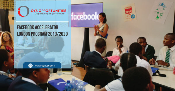 Facebook Accelerator London Program 2019/2020