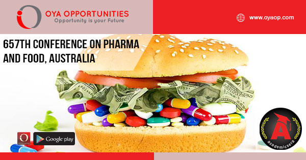 657th Conference on Pharma and Food, Australia