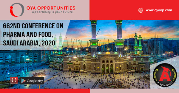 662nd Conference on Pharma and Food