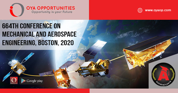 664th Conference on Mechanical and Aerospace Engineering, Boston