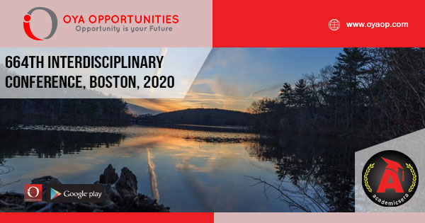 664th Interdisciplinary Conference, Boston, 2020