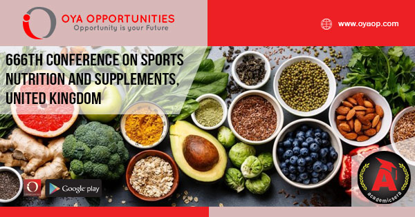666th Conference on Sports Nutrition and Supplements, UK