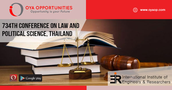 734th Conference on Law and Political Science, Thailand