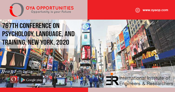 767th Conference on Psychology, Language, and Training, New York