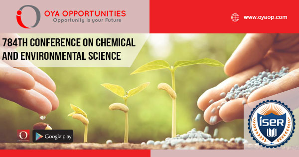 784th Conference on Chemical and Environmental Science