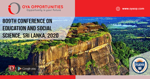 809th Conference on Education and Social Science, Sri Lanka, 2020