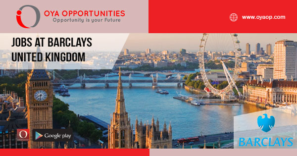 Barclays Jobs in United Kingdom