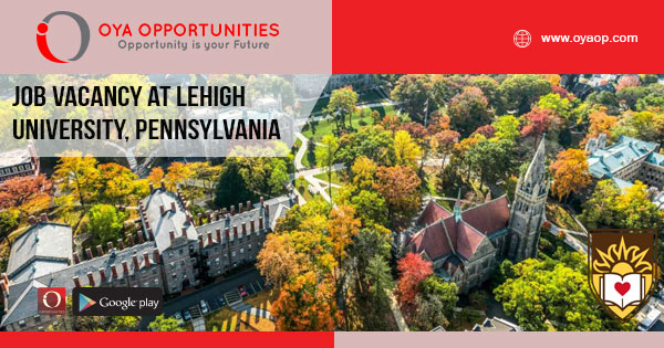 Job Vacancy at Lehigh University, Pennsylvania