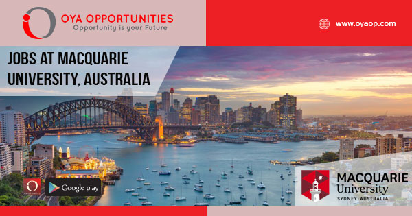 Jobs at Macquarie University, Australia