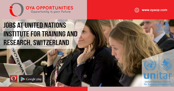 Jobs at United Nations Institute for Training and Research