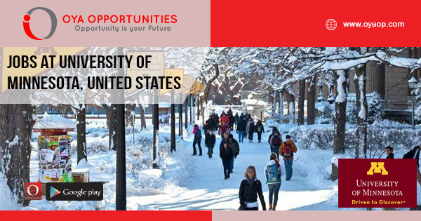 Jobs at University of Minnesota, United States