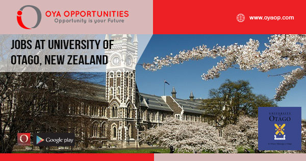 Jobs at University of Otago, New Zealand