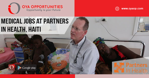 Medical Jobs at Partners in Health, Haiti