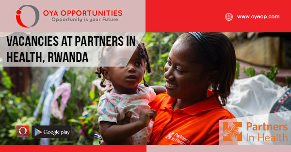 Vacancies at Partners in Health, Rwanda