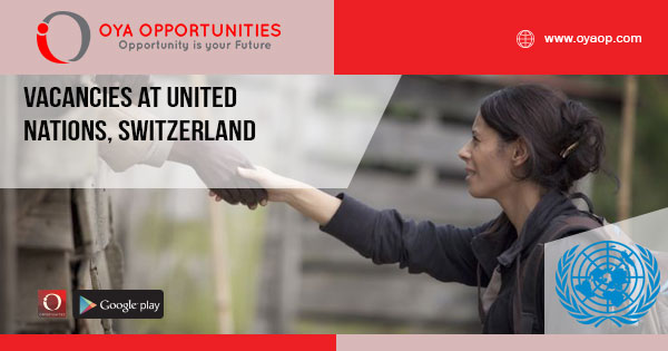 Vacancies at United Nations, Switzerland