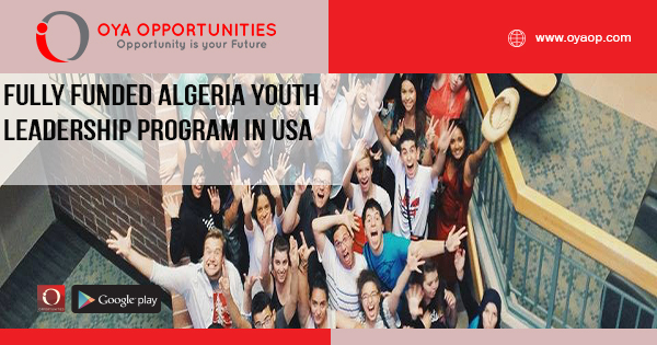 Fully Funded Algeria Youth Leadership Program in USA