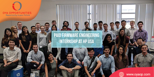 Paid Firmware Engineering Internship at HP USA