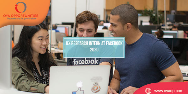 UX Research Intern at Facebook 2020
