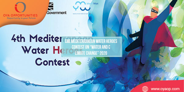 CMI Mediterranean Water Heroes Contest on “Water and Climate Change” 2020