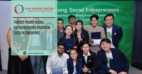 Funded Young Social Entrepreneurs Program 2020 in Singapore