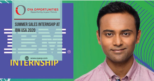 Summer Sales Internship at IBM USA 2020