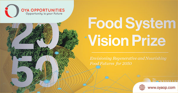 Food System Vision Prize by Rockefeller Foundation 2020