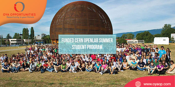 Funded CERN Openlab Summer Student Program
