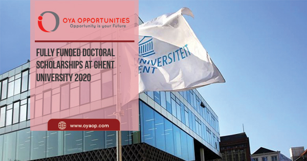 Fully Funded Doctoral Scholarships at Ghent University 2020