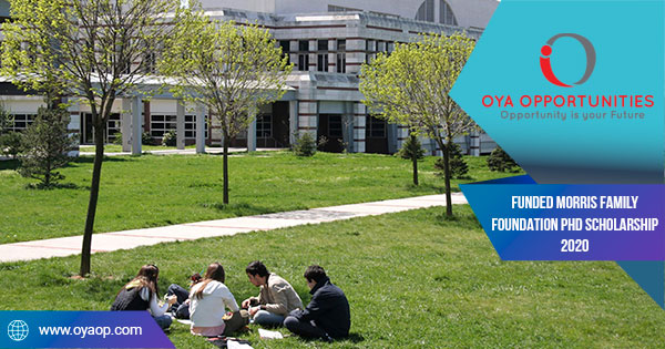 Funded Morris Family Foundation PhD Scholarship 2020