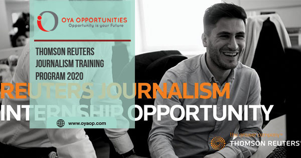 Thomson Reuters Journalism Training Program 2020